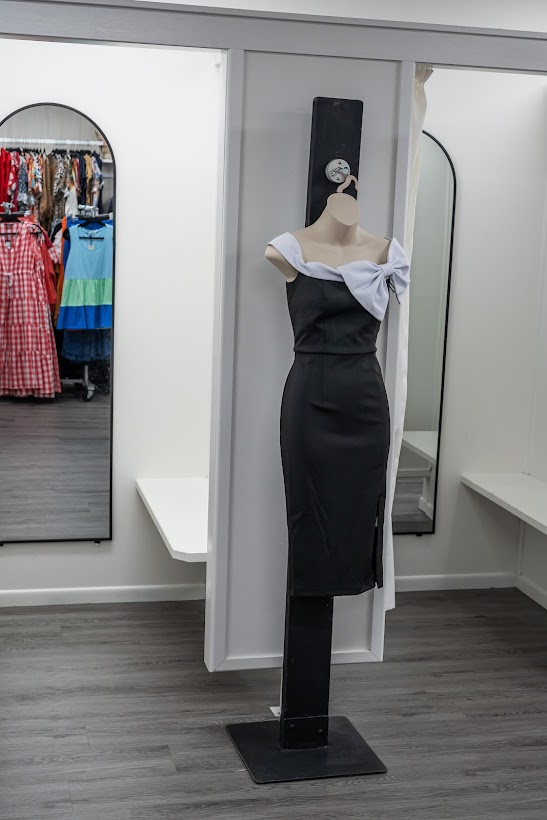 Inside fitting rooms