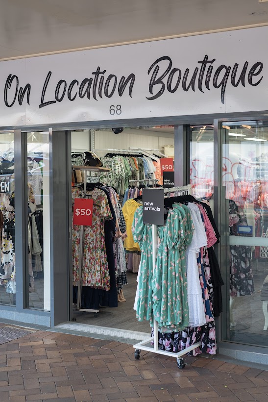 Outside looking at shop 4